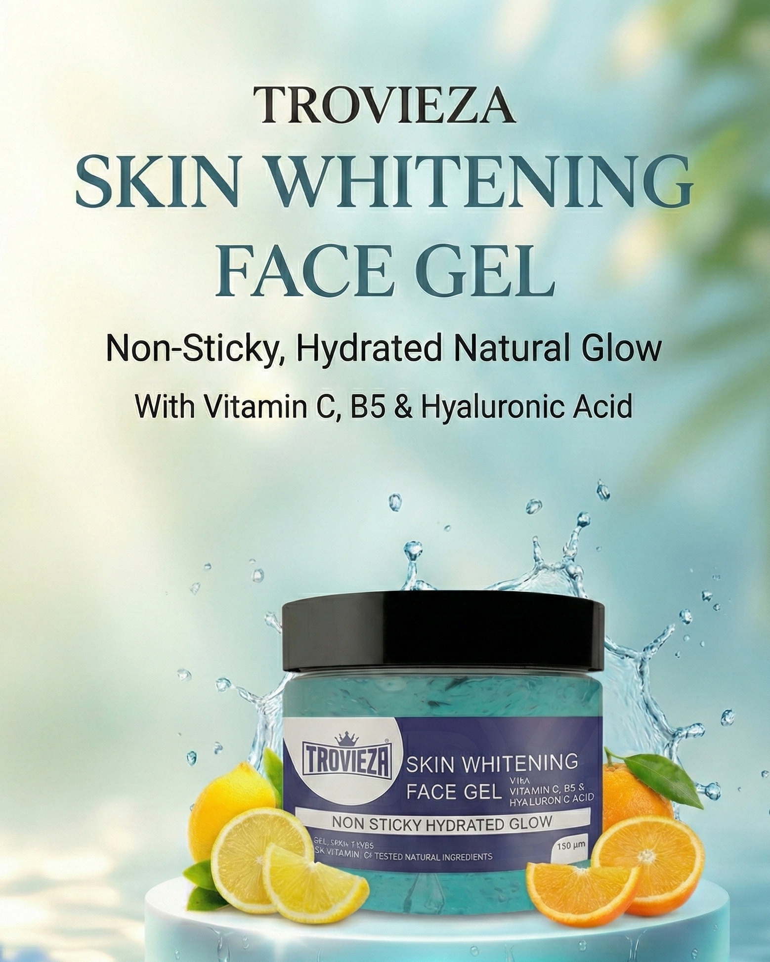 skin care whitening face gel